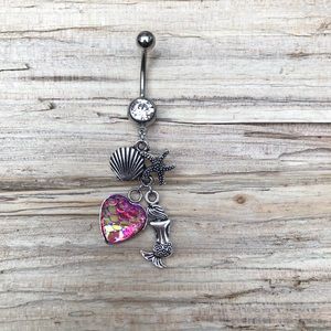 Mermaid Belly Button Navel Ring